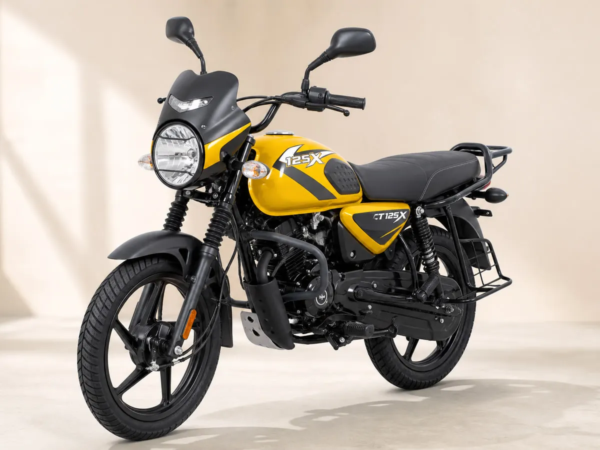 Bajaj CT 125X — Front three-quarter