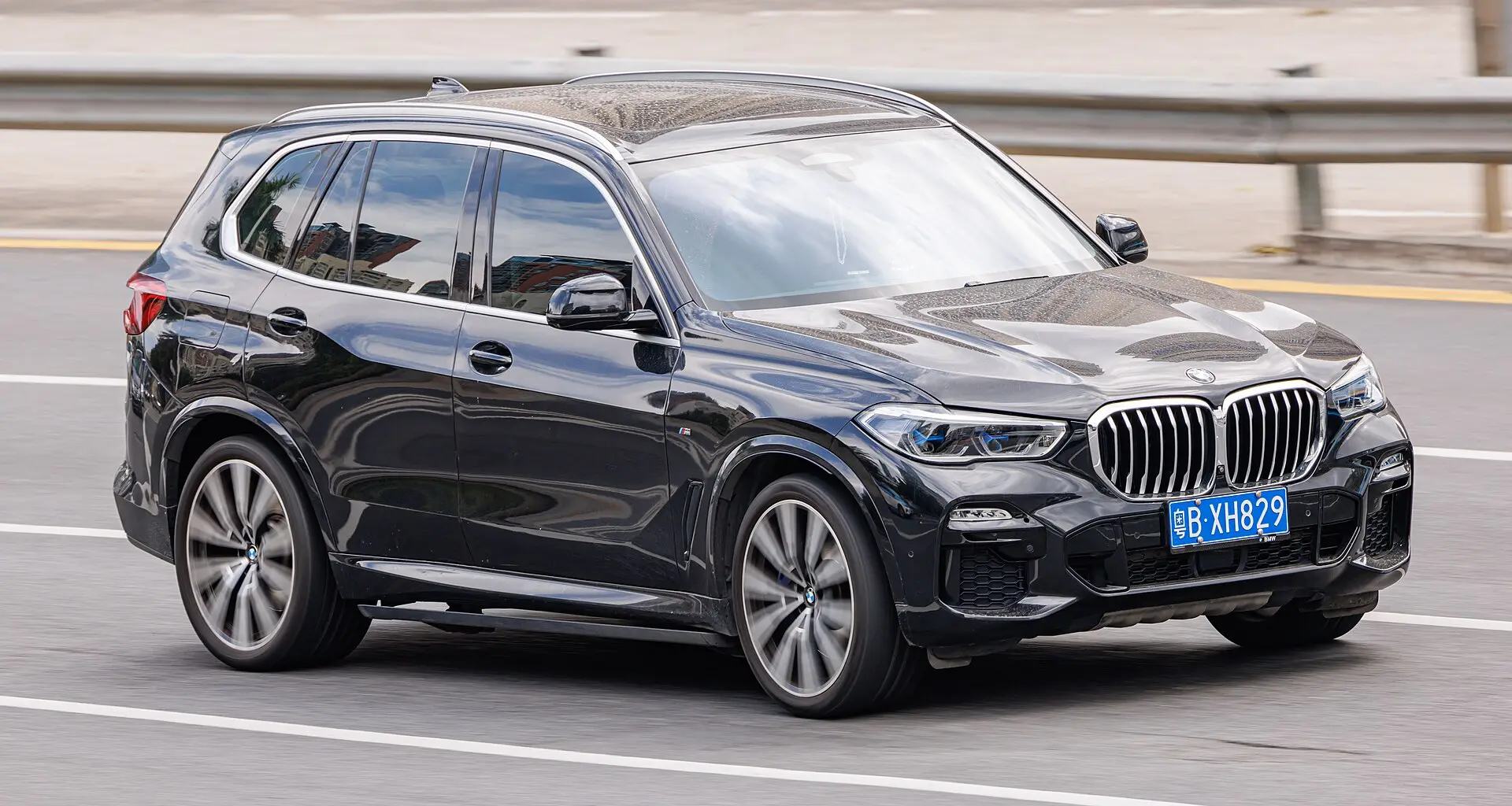 BMW X5 — On the road
