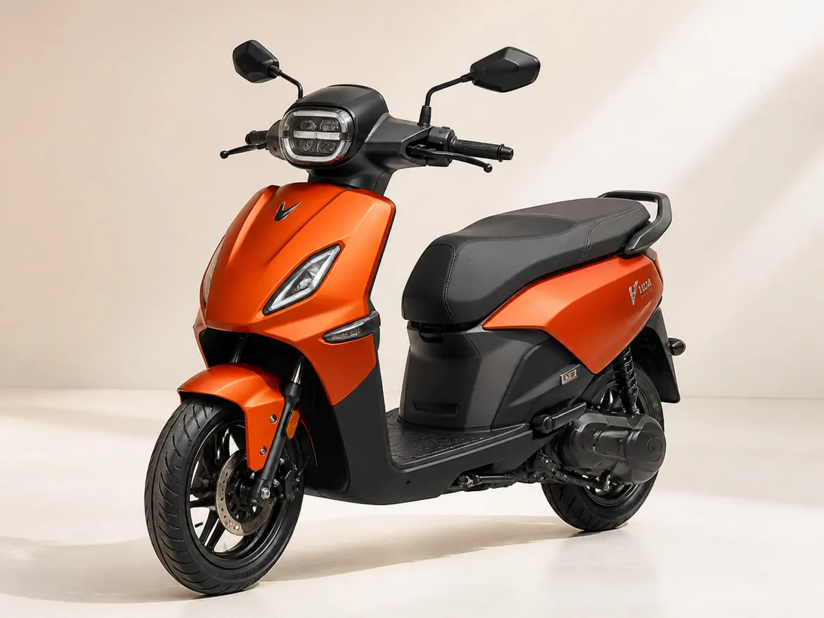 Hero Vida V2 — Front three-quarter