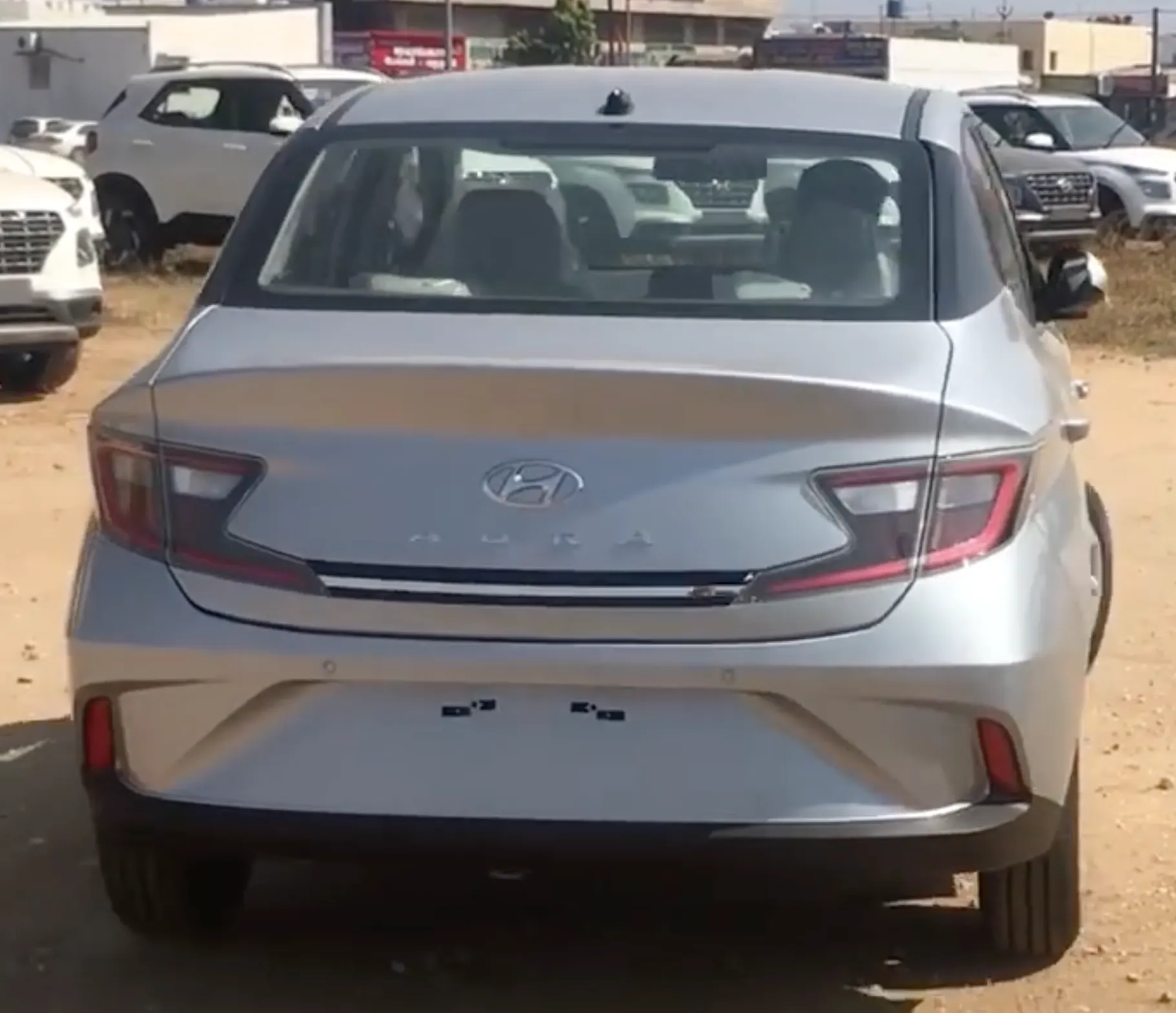 Hyundai Aura — On the road