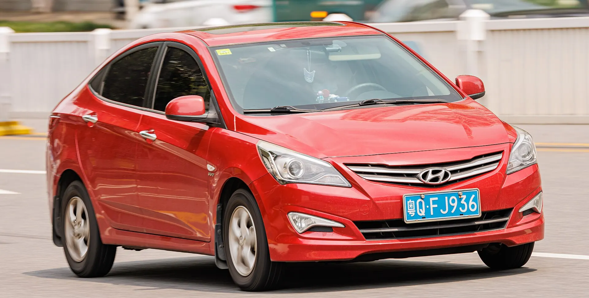 Hyundai Verna — On the road