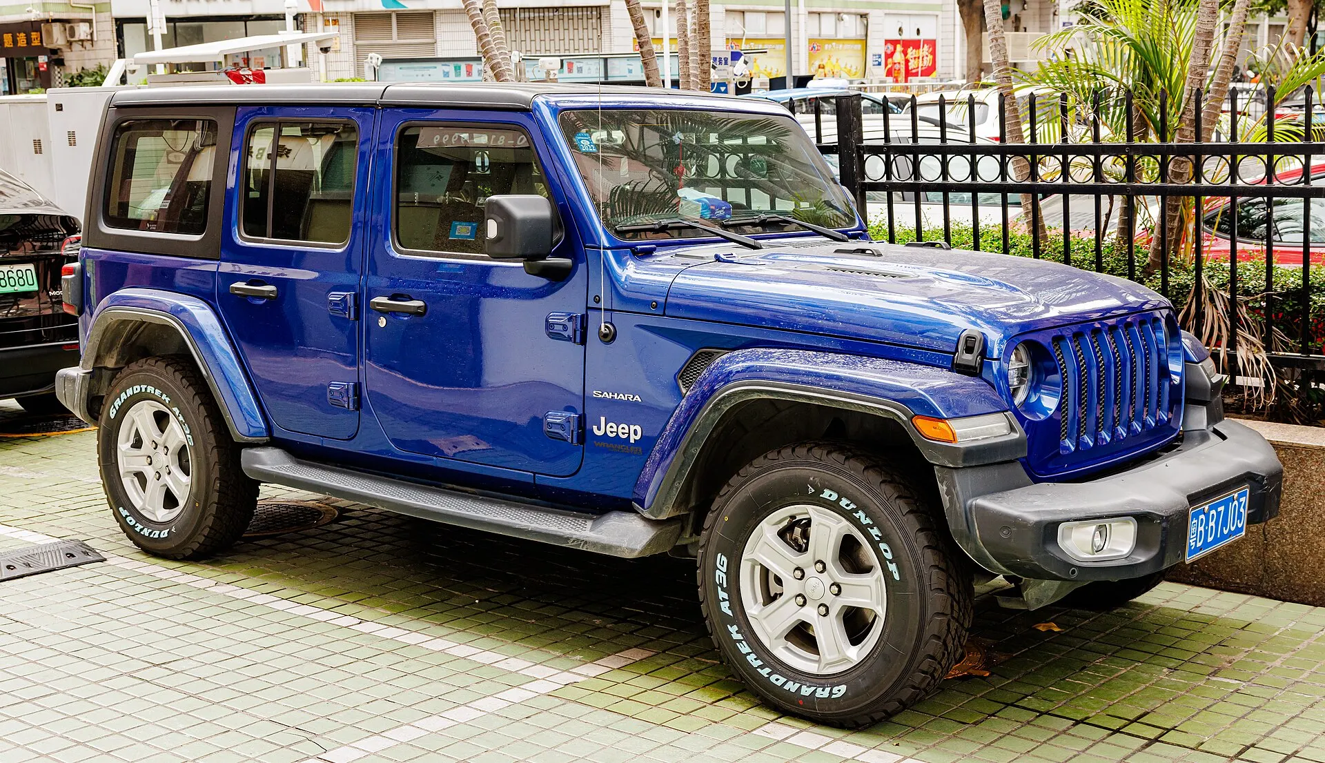 Jeep Wrangler — On the road