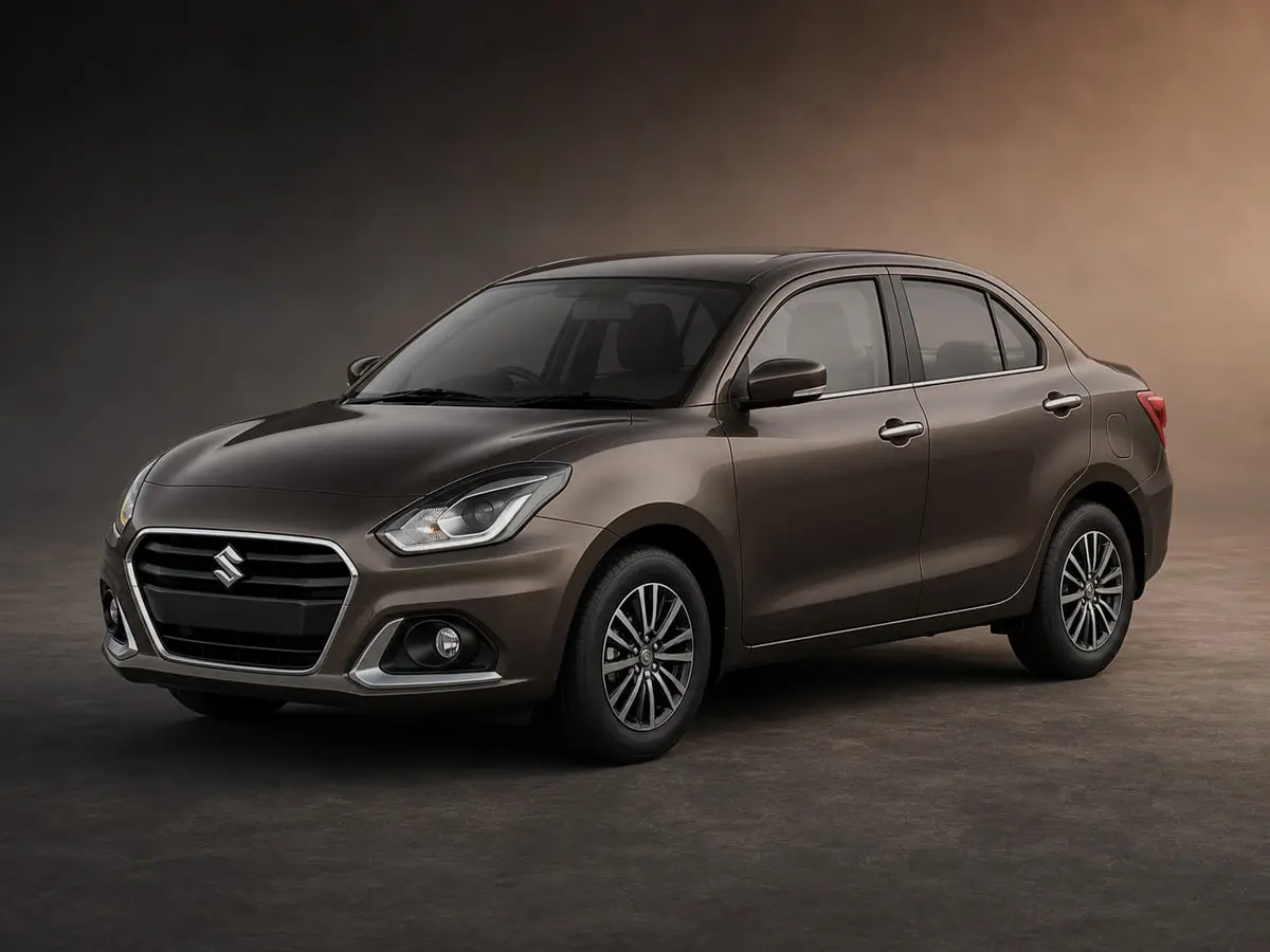 Maruti Suzuki Dzire — Studio (dark)