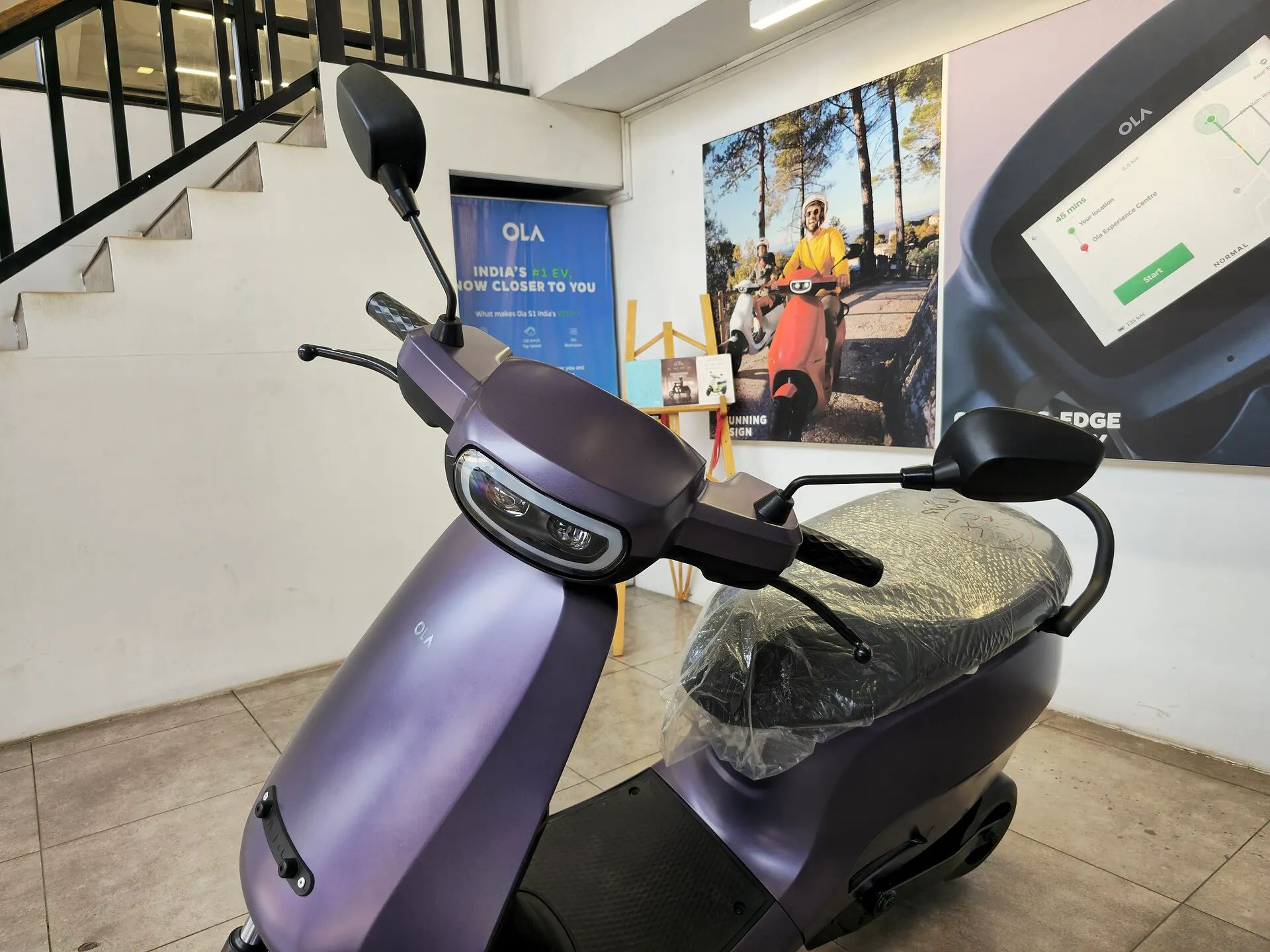 Ola Electric S1 Pro — Front three-quarter