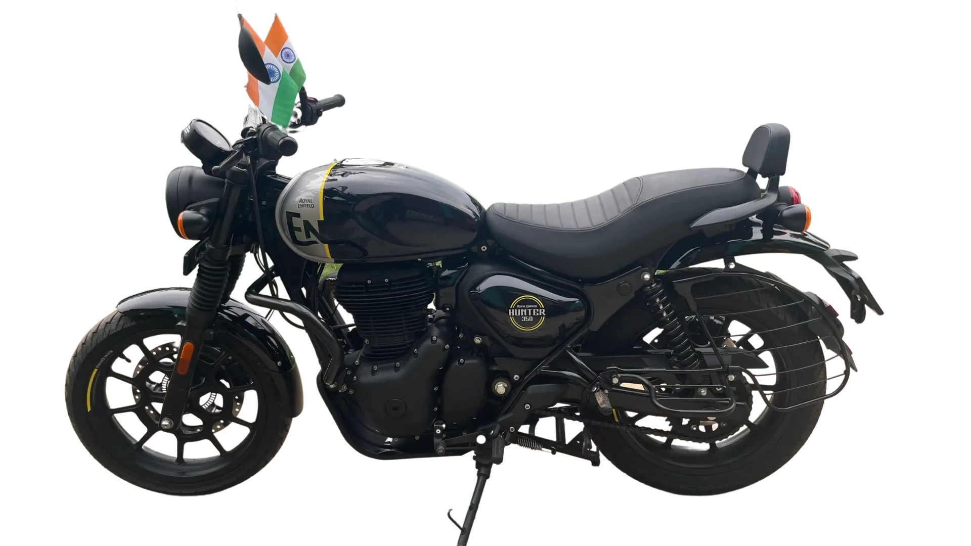 Royal Enfield Hunter 350 — Front three-quarter