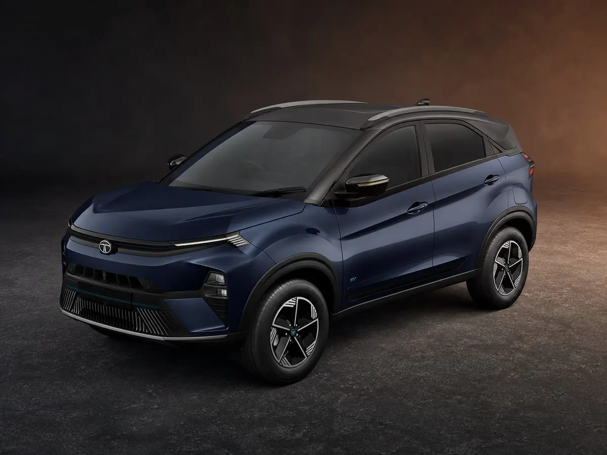 Tata Nexon EV — Studio (dark)