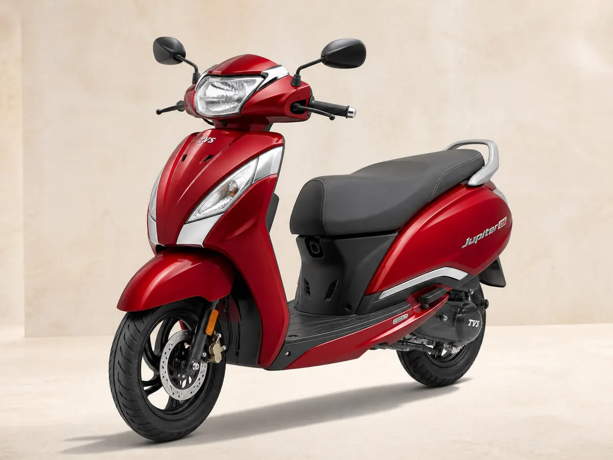 TVS Jupiter 125 — Front three-quarter